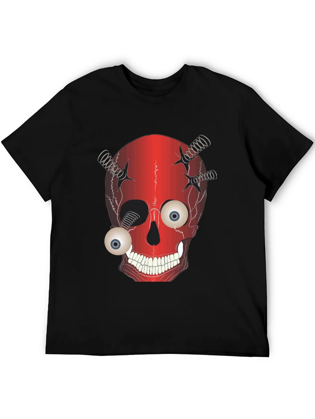 Creepy Skull T-Shirt - Eyeball Design product image 5
