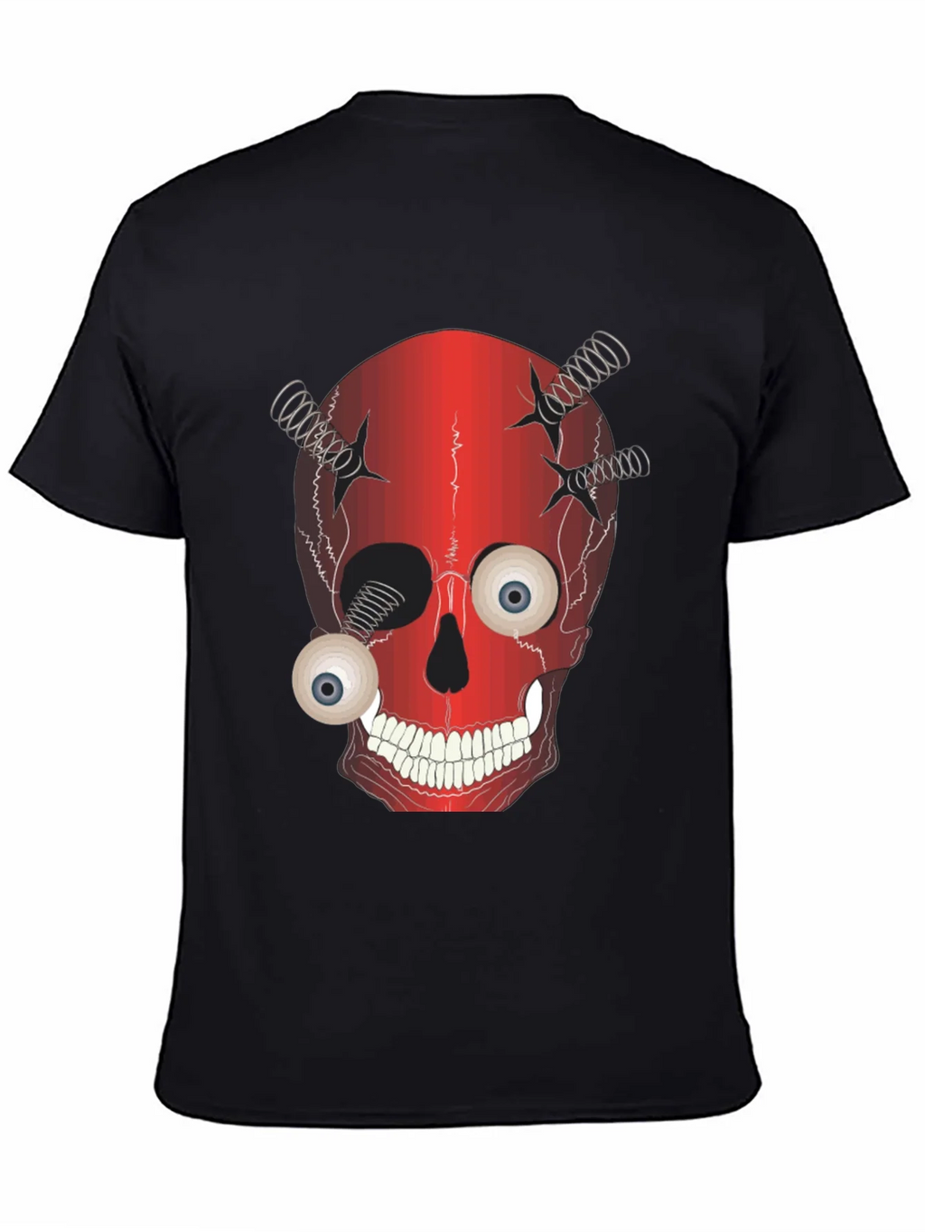 Creepy Skull T-Shirt - Eyeball Design product image 4