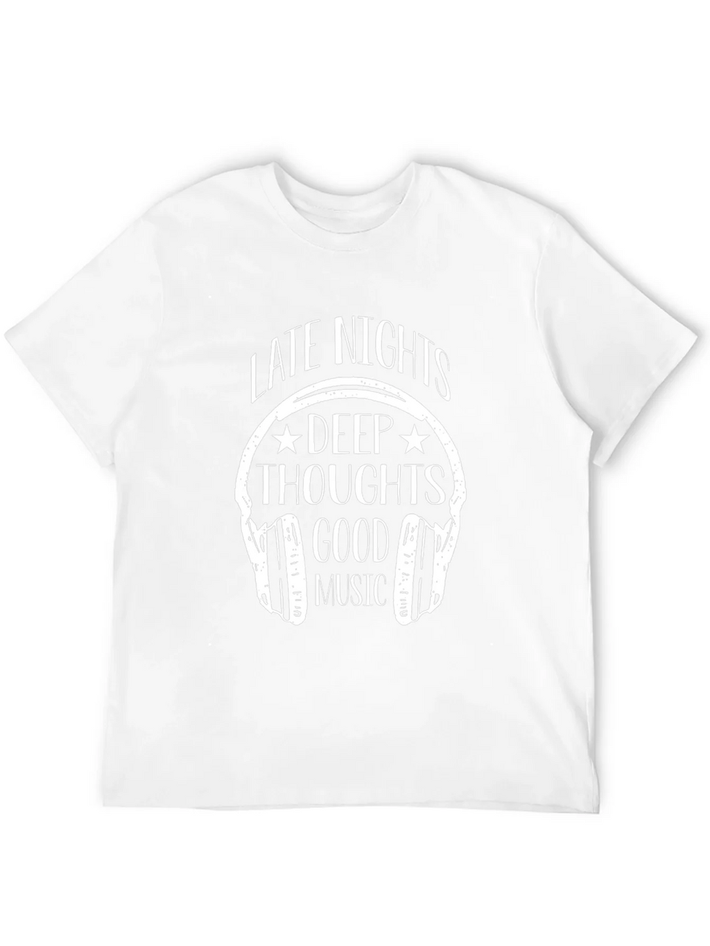 Late Nights Deep Thoughts Music Graphic T-Shirt product image 11