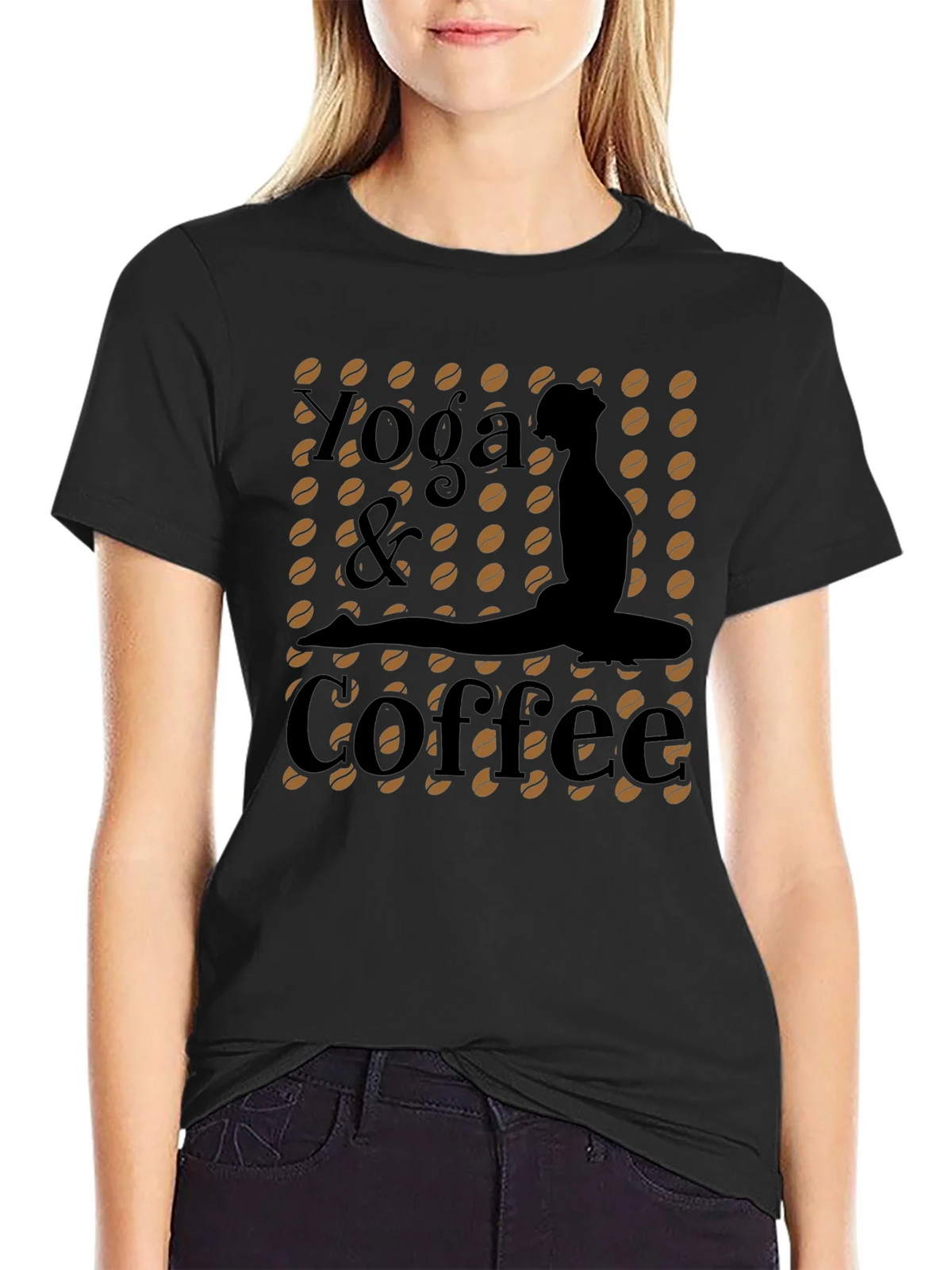 Yoga & Coffee Graphic Tee product image 1