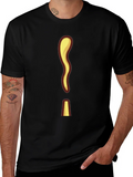 Unique Cartoon Exclamation Mark Graphic Tee product image 1