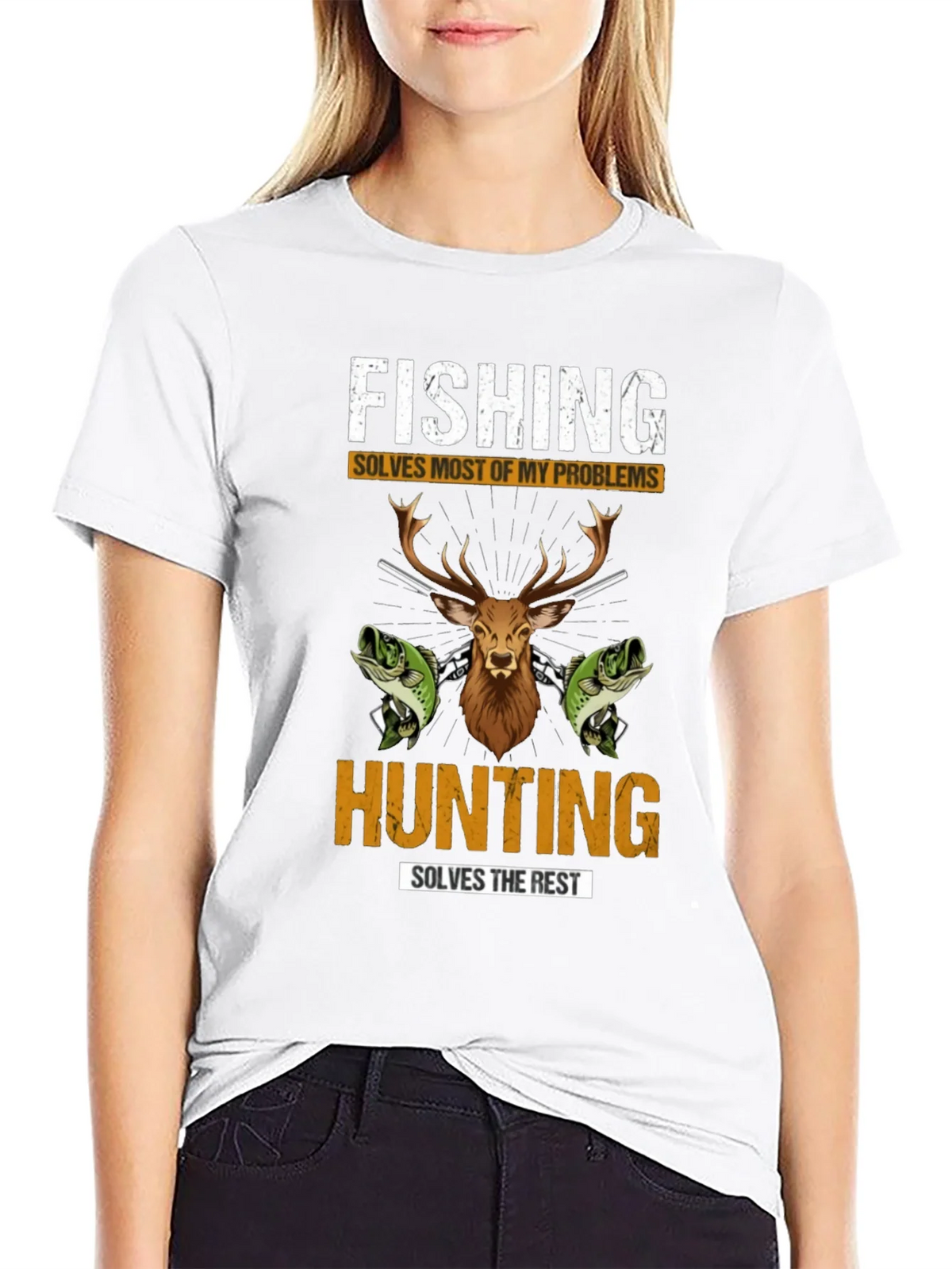 Fishing Hunting Graphic T-Shirt product image 8