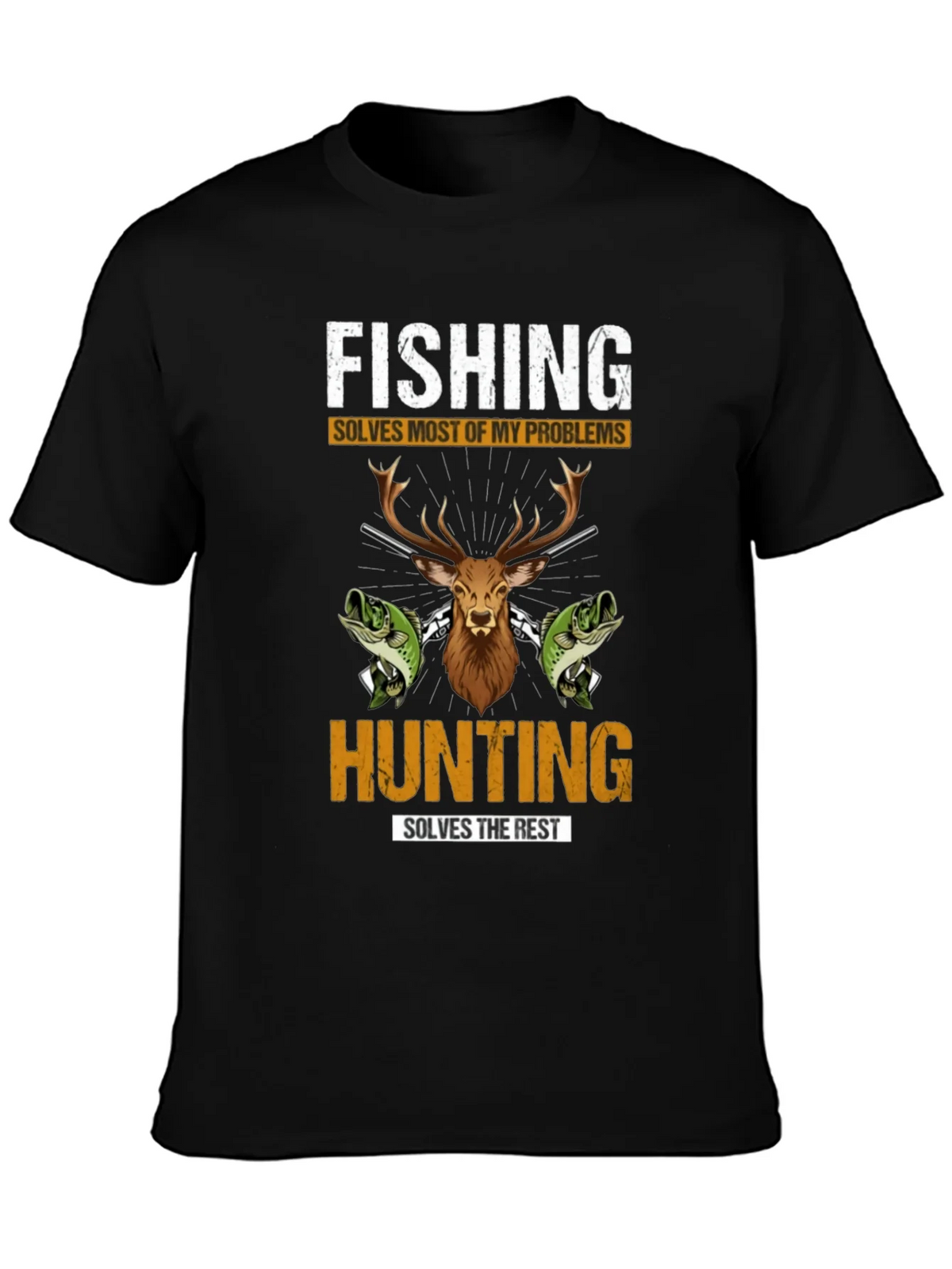 Fishing Hunting Graphic T-Shirt product image 3
