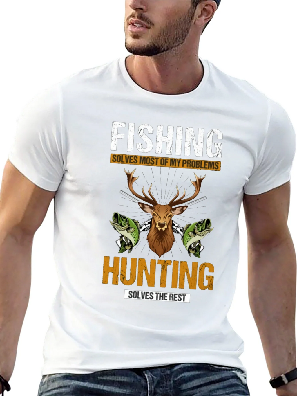 Fishing Hunting Graphic T-Shirt product image 12