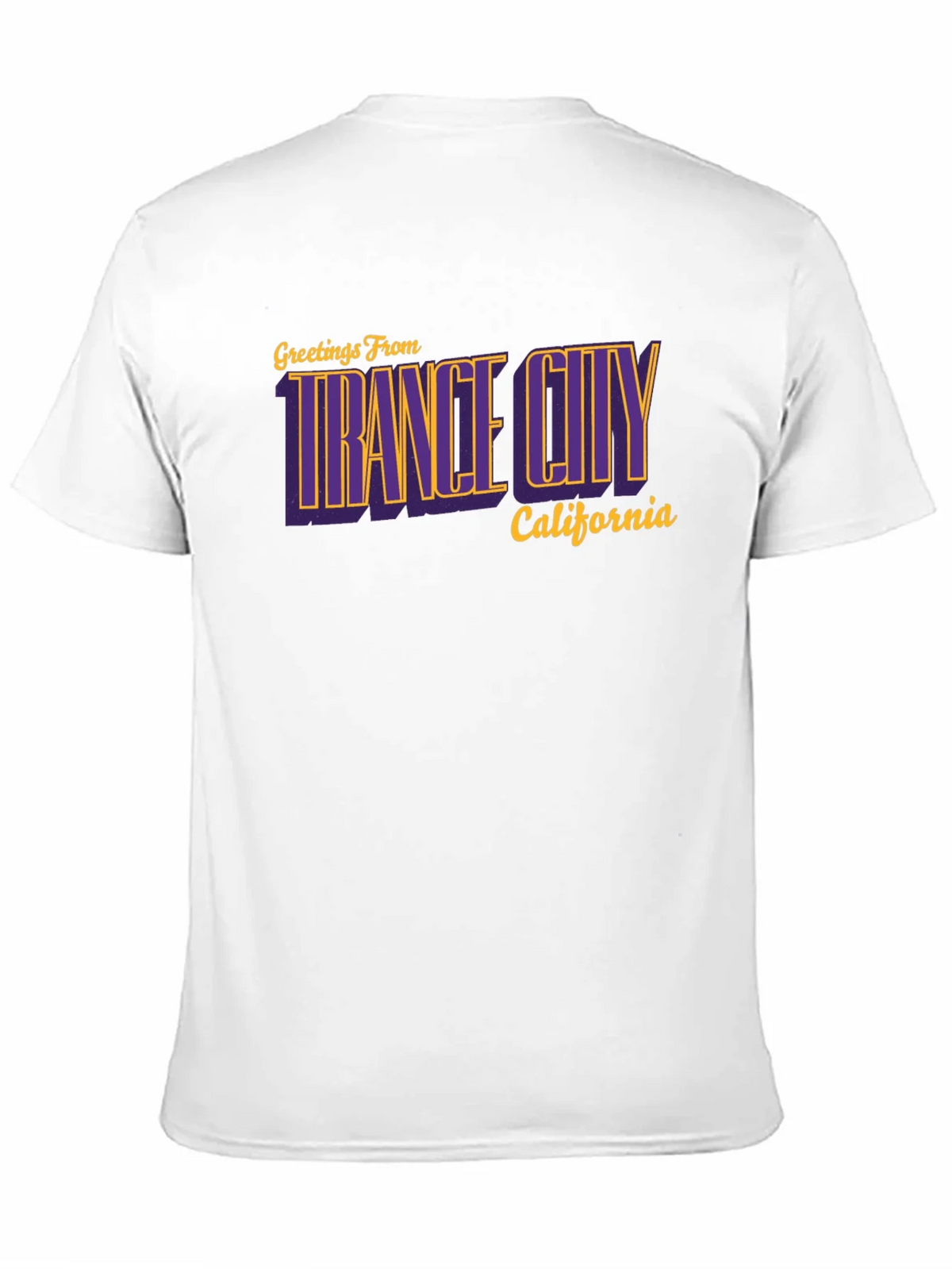 Trance City California Black T-Shirt - Retro Graphic Tee product image 8