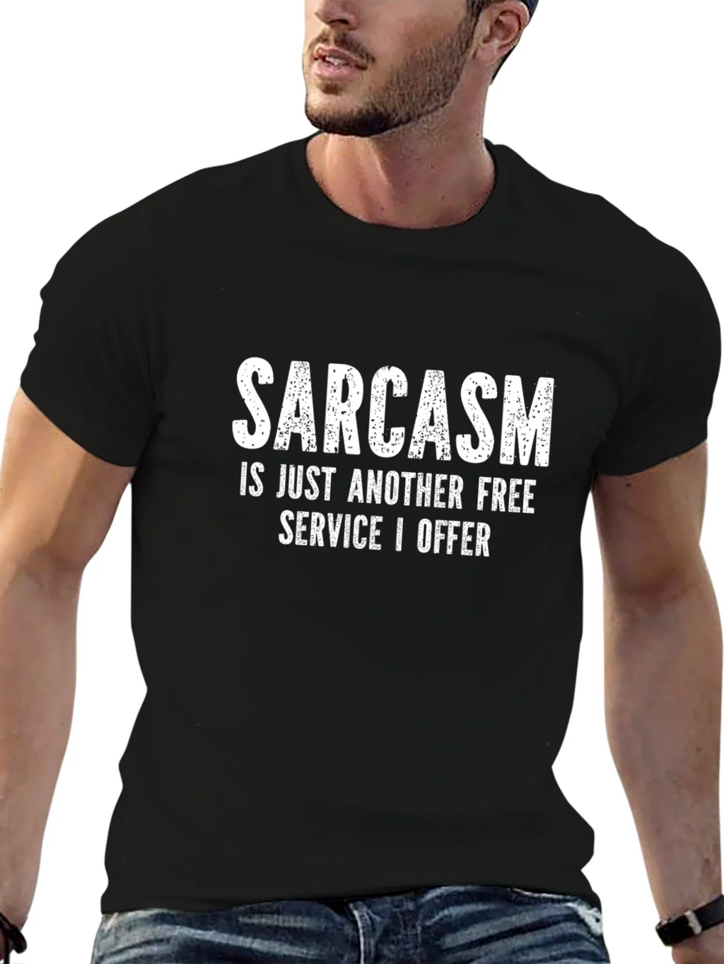 Sarcasm: Free Service Graphic Tee product image 6