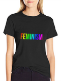 Rainbow Feminism T-Shirt - Soft Cotton Blend Tee product image 1