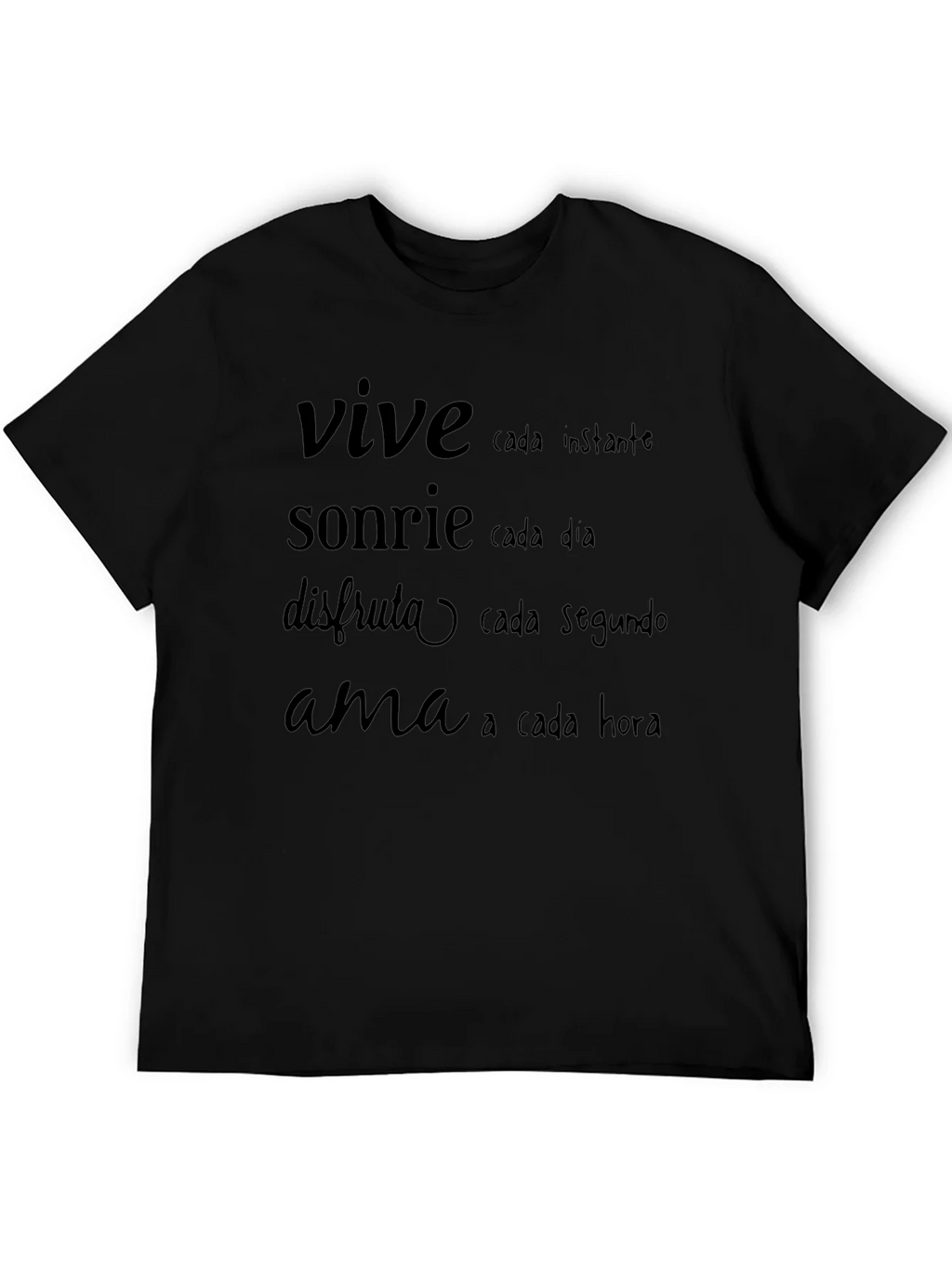 Inspirational Spanish Quote T-Shirt - Live Laugh Love product image 5