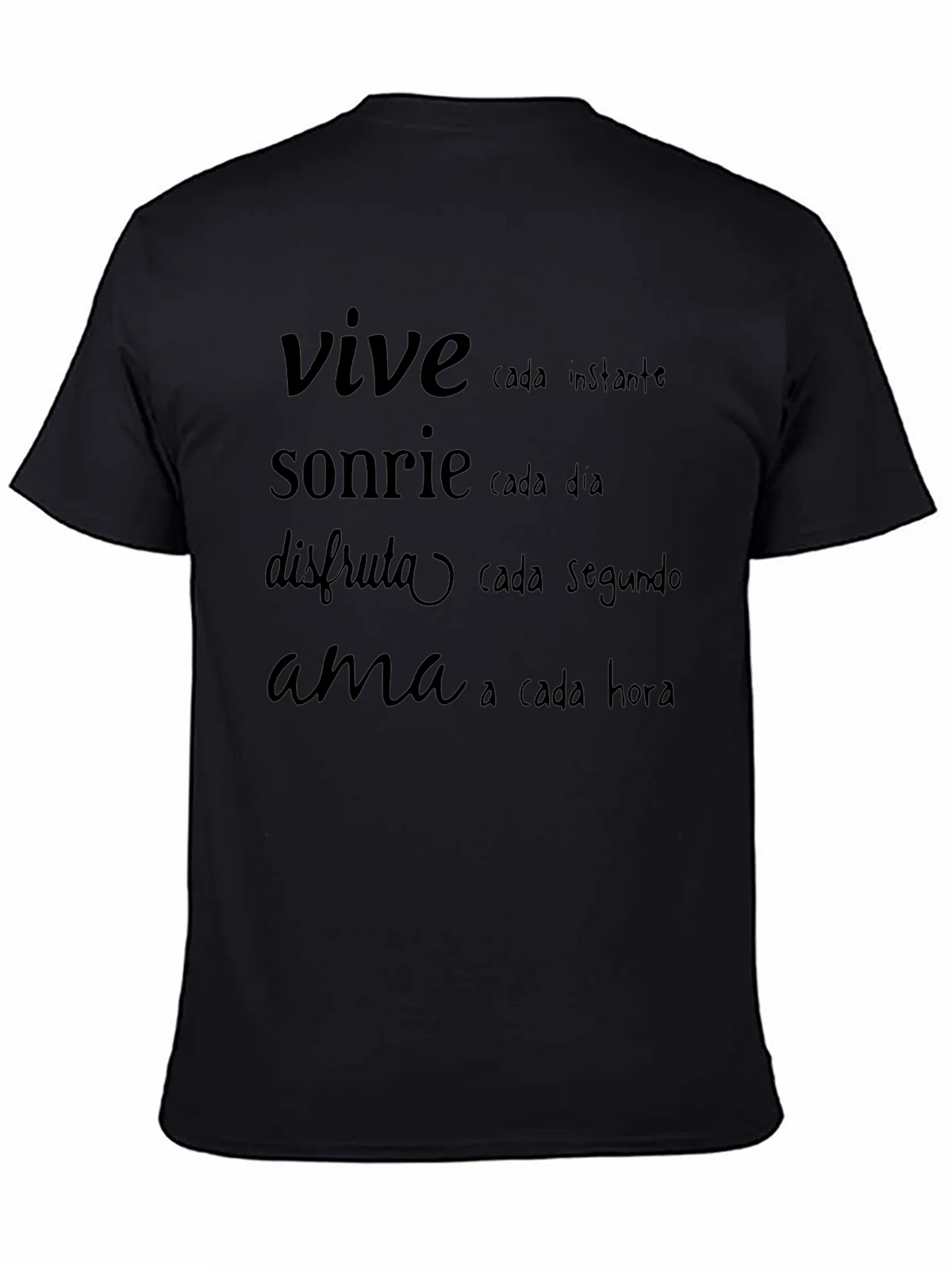 Inspirational Spanish Quote T-Shirt - Live Laugh Love product image 4