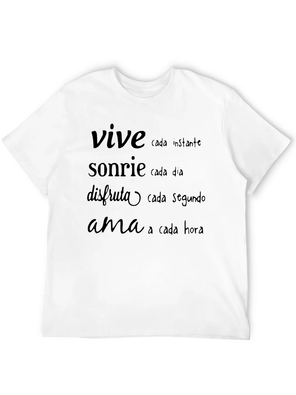 Inspirational Spanish Quote T-Shirt - Live Laugh Love product image 11