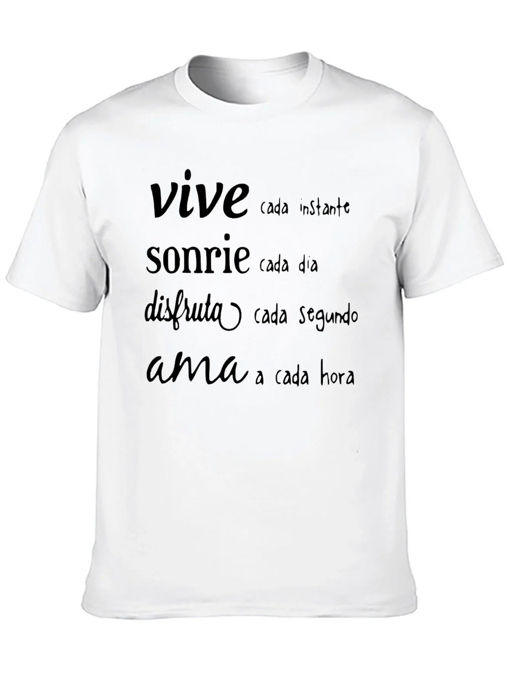 Inspirational Spanish Quote T-Shirt - Live Laugh Love product image 9