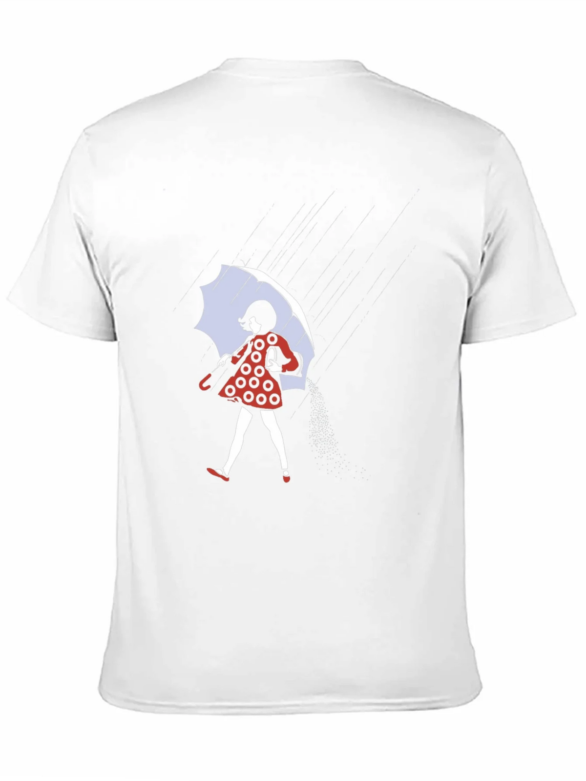 Rainy Day T-Shirt: Polka Dot Dress & Umbrella product image 9
