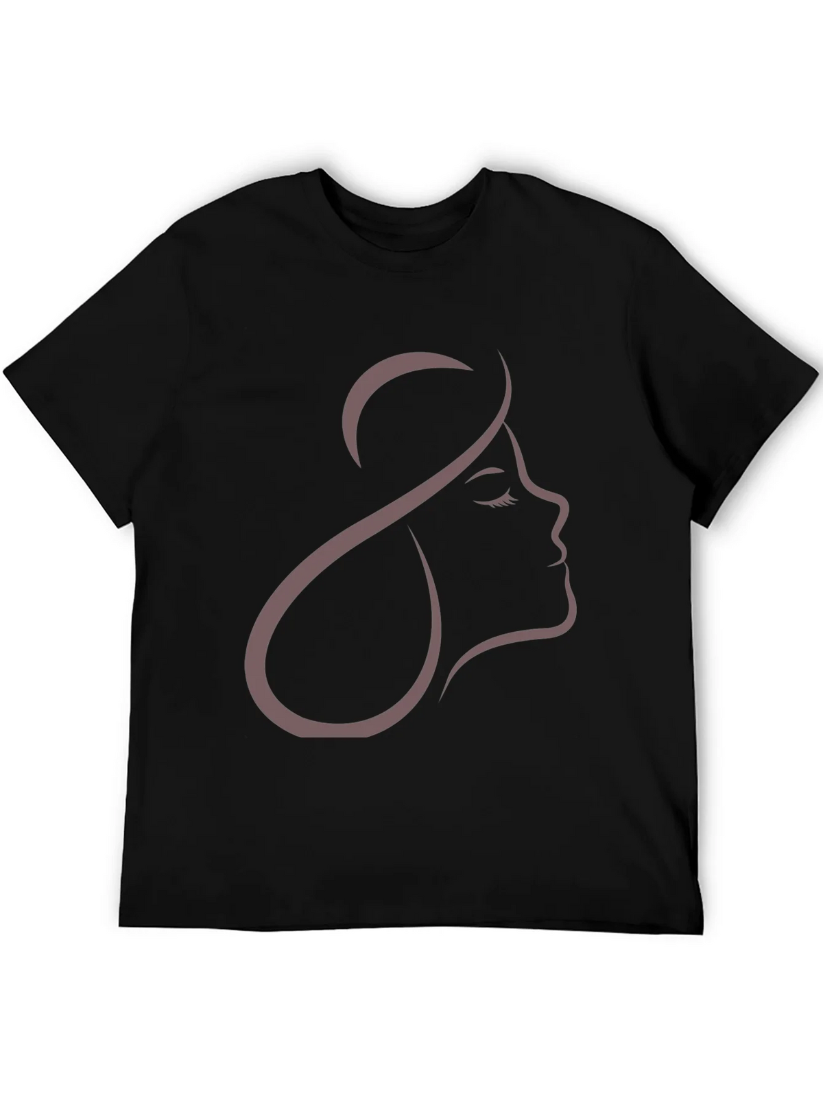 Elegant Woman Silhouette Graphic T-Shirt product image 5