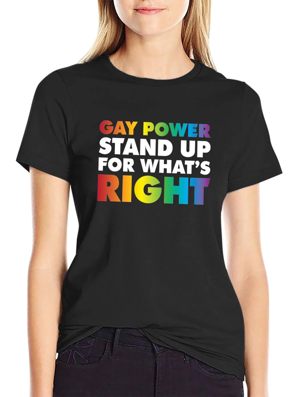 Gay Power Stand Up T-Shirt Pride Equality LGBTQ product image 1