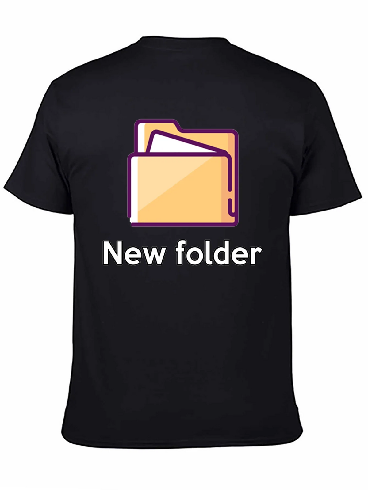 New Folder Graphic T-Shirt - Geeky Style product image 3