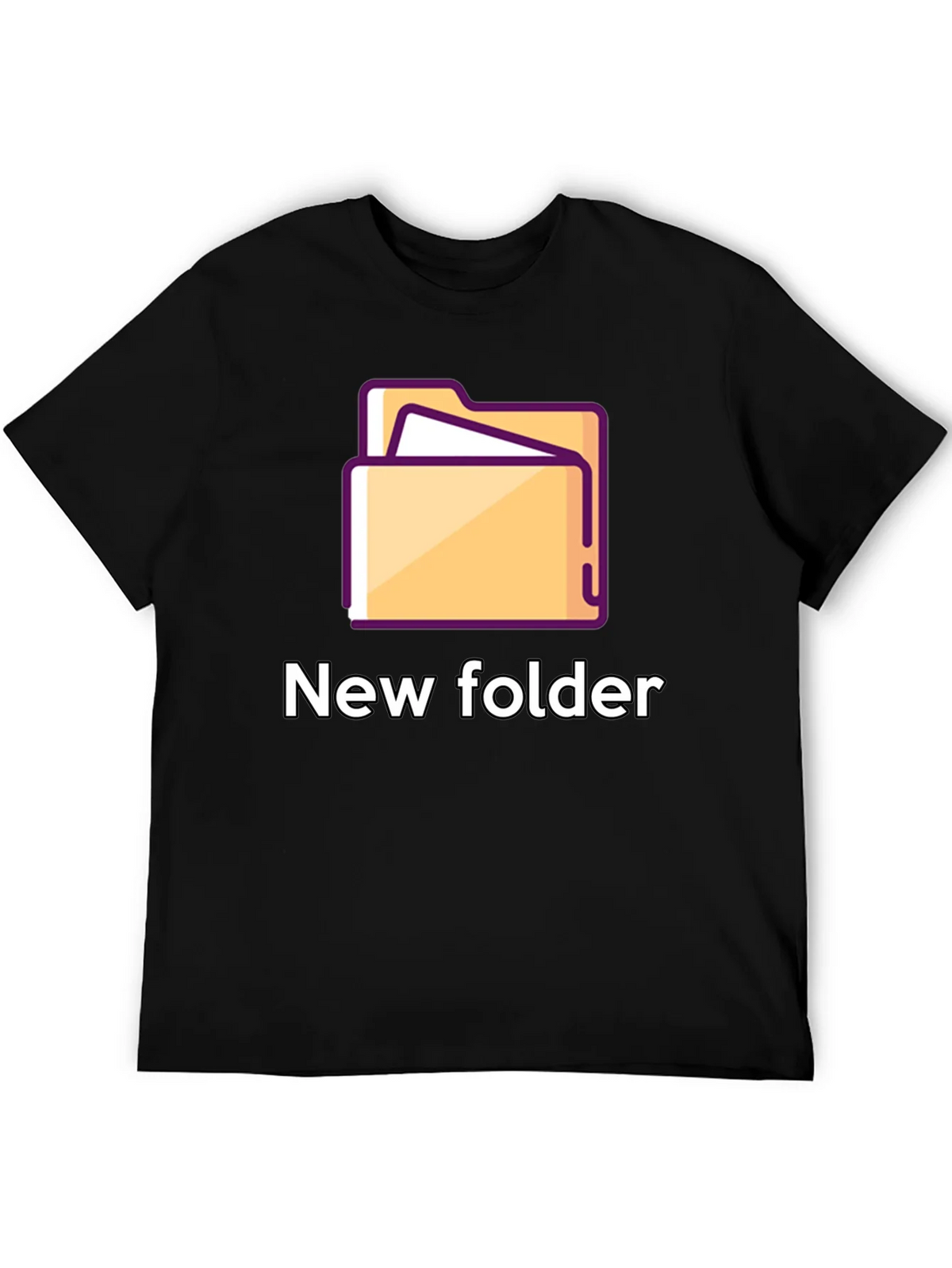 New Folder Graphic T-Shirt - Geeky Style product image 4
