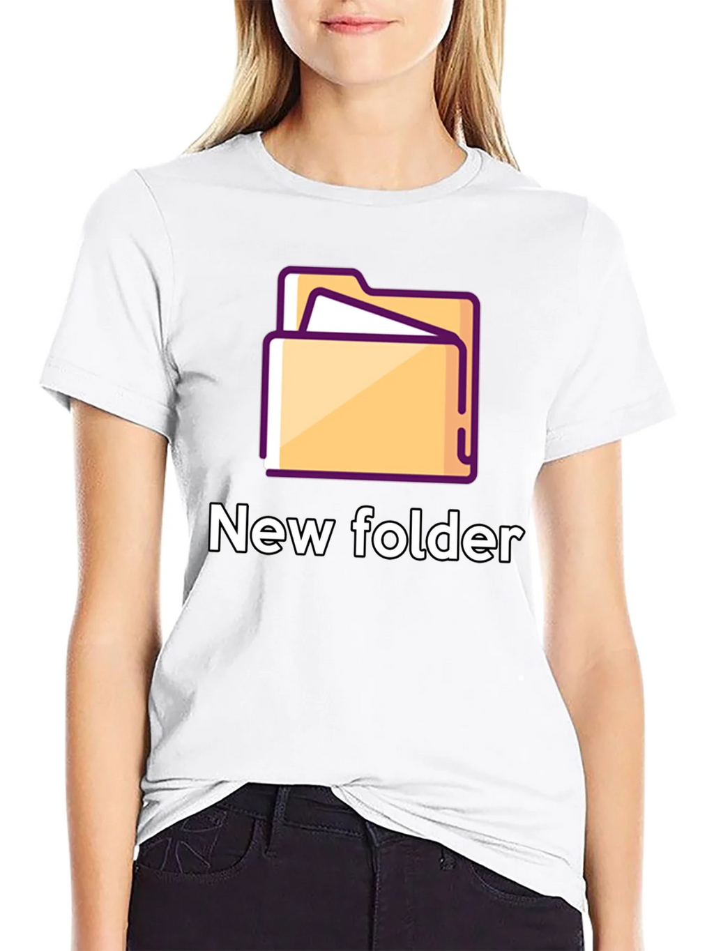 New Folder Graphic T-Shirt - Geeky Style product image 7