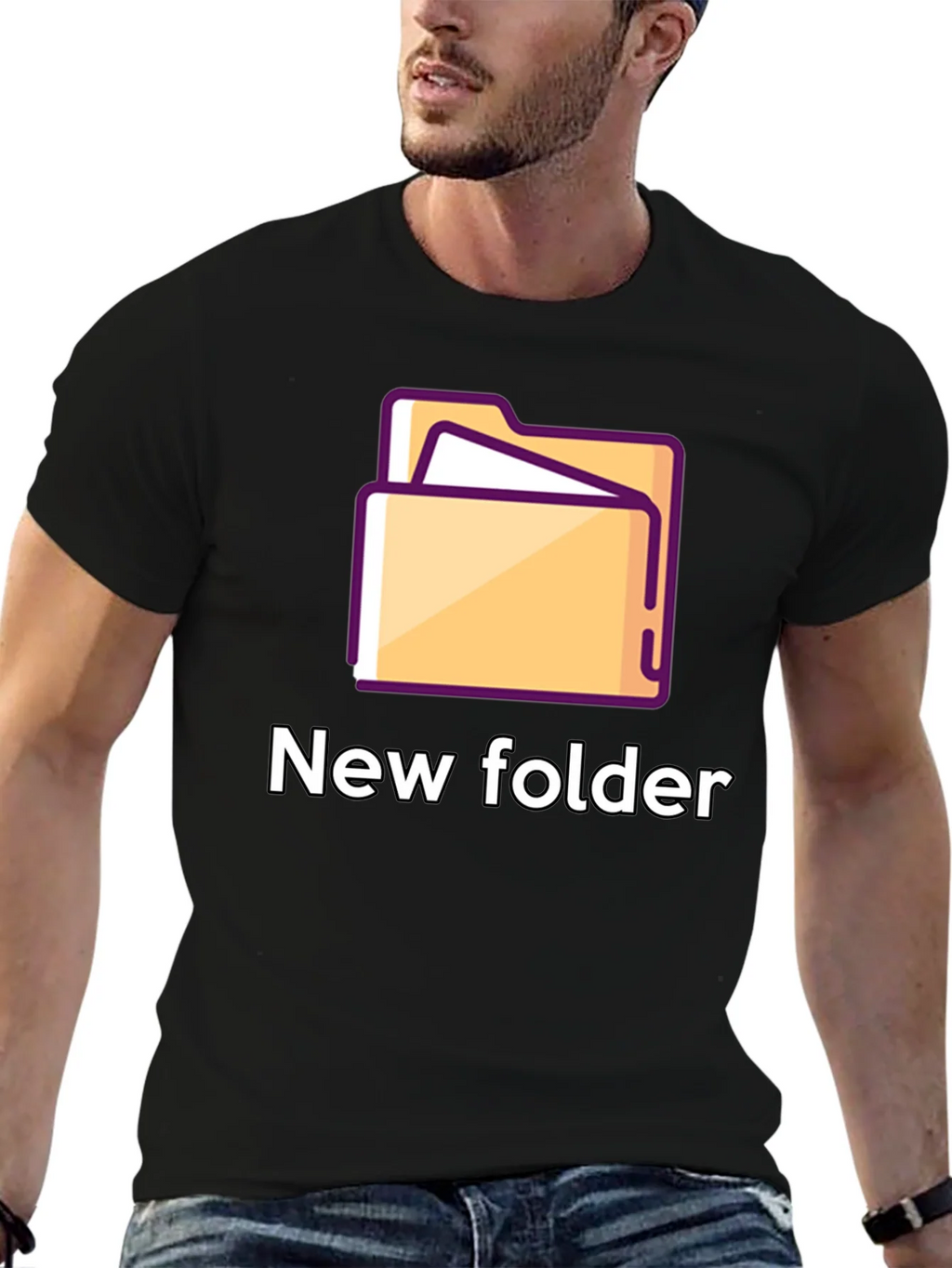 New Folder Graphic T-Shirt - Geeky Style product image 5