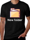 New Folder Graphic T-Shirt - Geeky Style product image 1