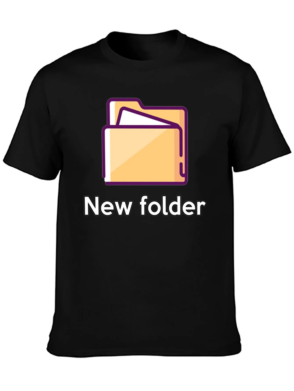 New Folder Graphic T-Shirt - Geeky Style product image 2