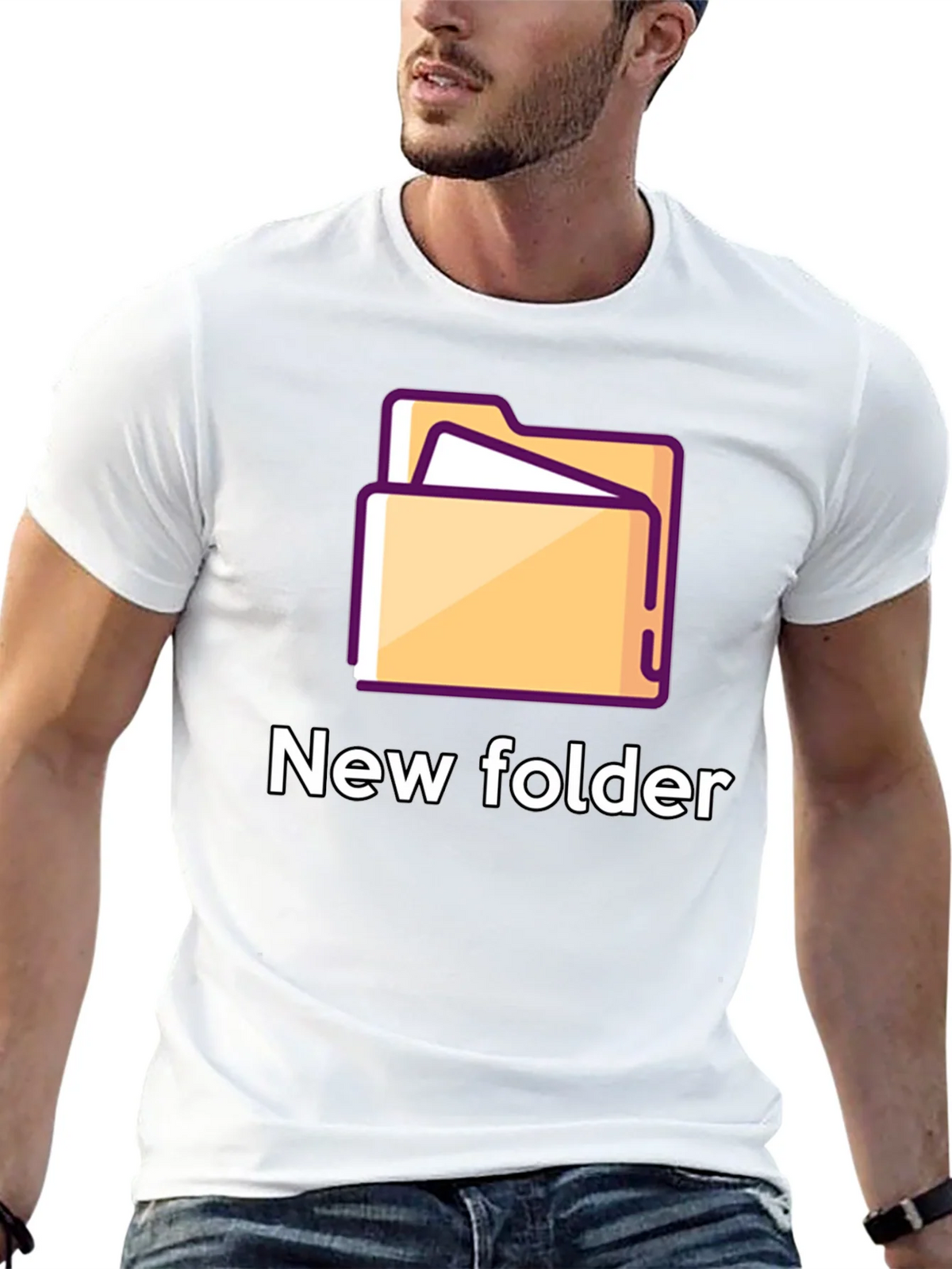 New Folder Graphic T-Shirt - Geeky Style product image 10