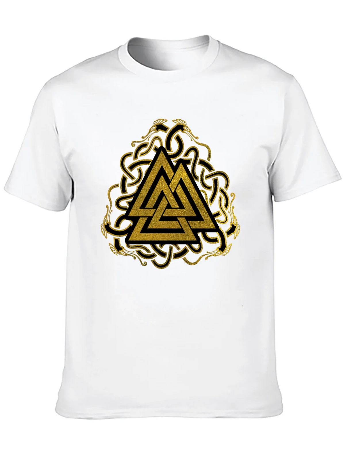 Viking Valhalla Symbol Black T-Shirt product image 5
