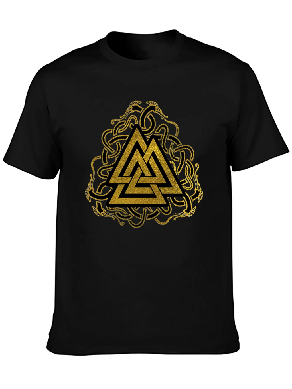 Viking Valhalla Symbol Black T-Shirt product image 2