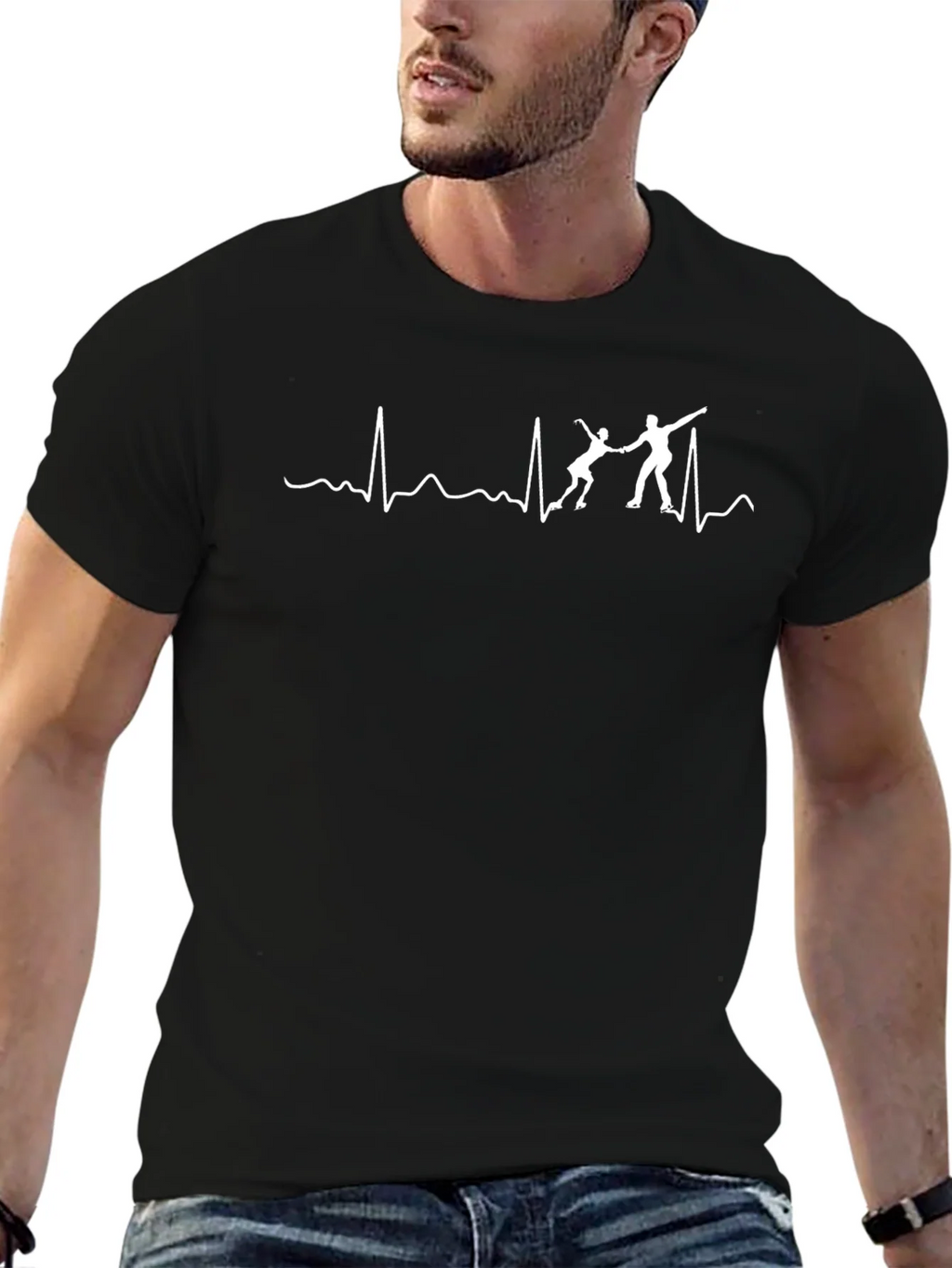 Skating Heartbeat T-Shirt product image 6