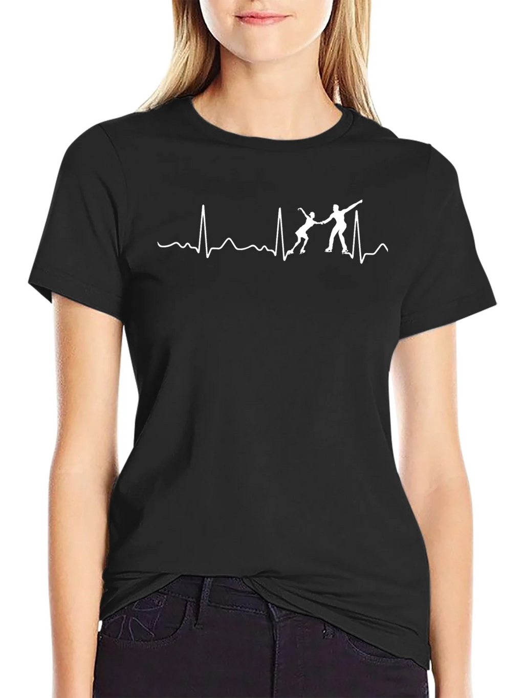 Skating Heartbeat T-Shirt product image 2