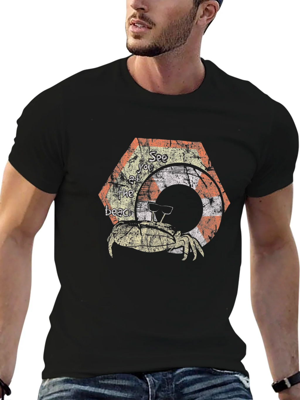 See You at the Beach Crab Graphic Tee product image 6