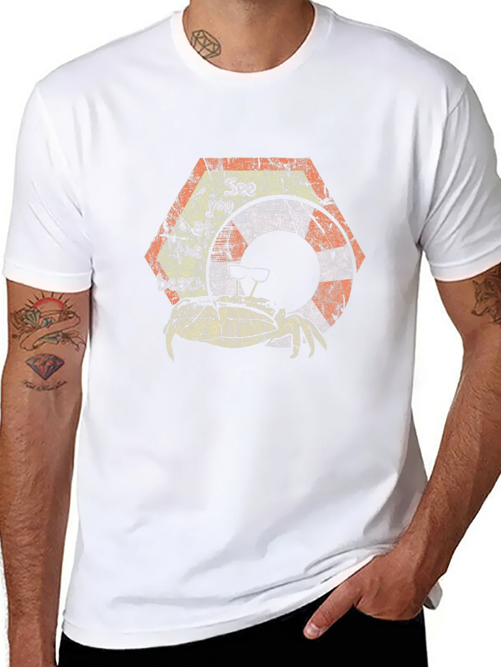 See You at the Beach Crab Graphic Tee product image 7