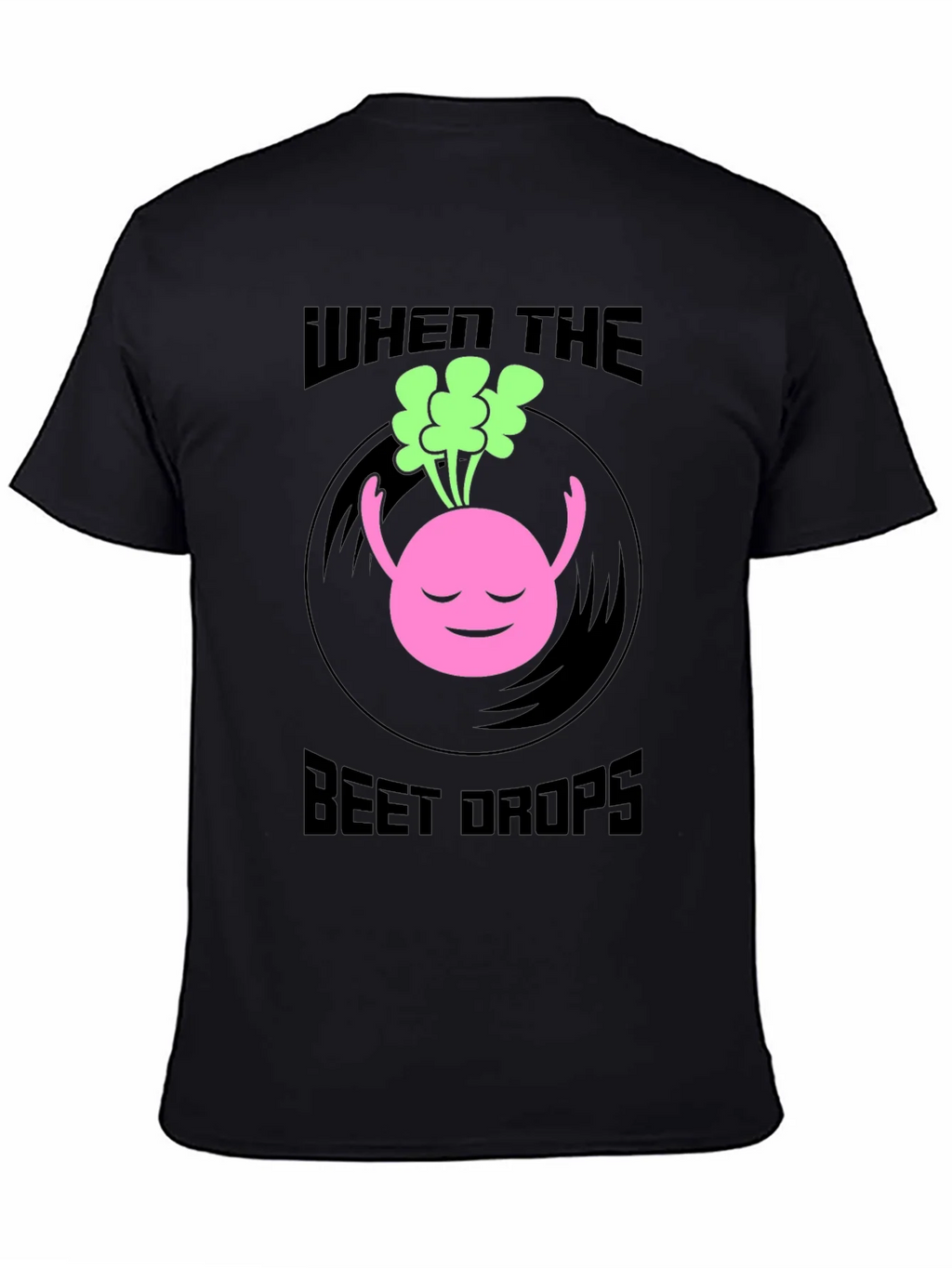 When the Beet Drops Black Graphic Tee product image 4