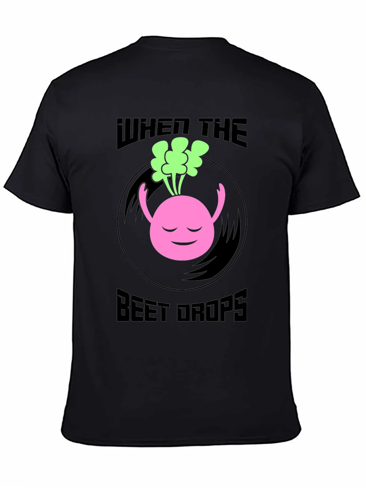 When the Beet Drops Black Graphic Tee product image 4