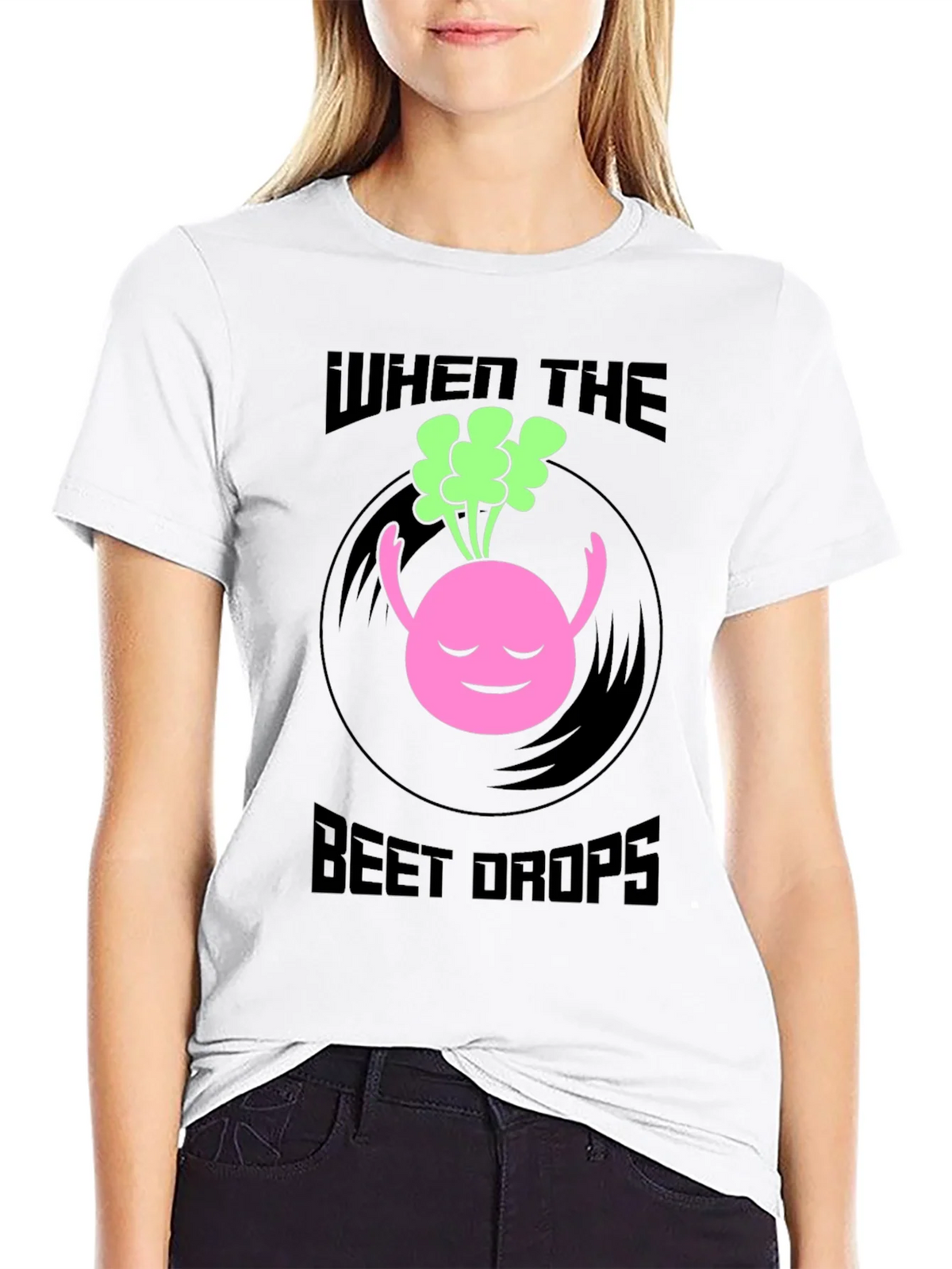 When the Beet Drops Black Graphic Tee product image 8