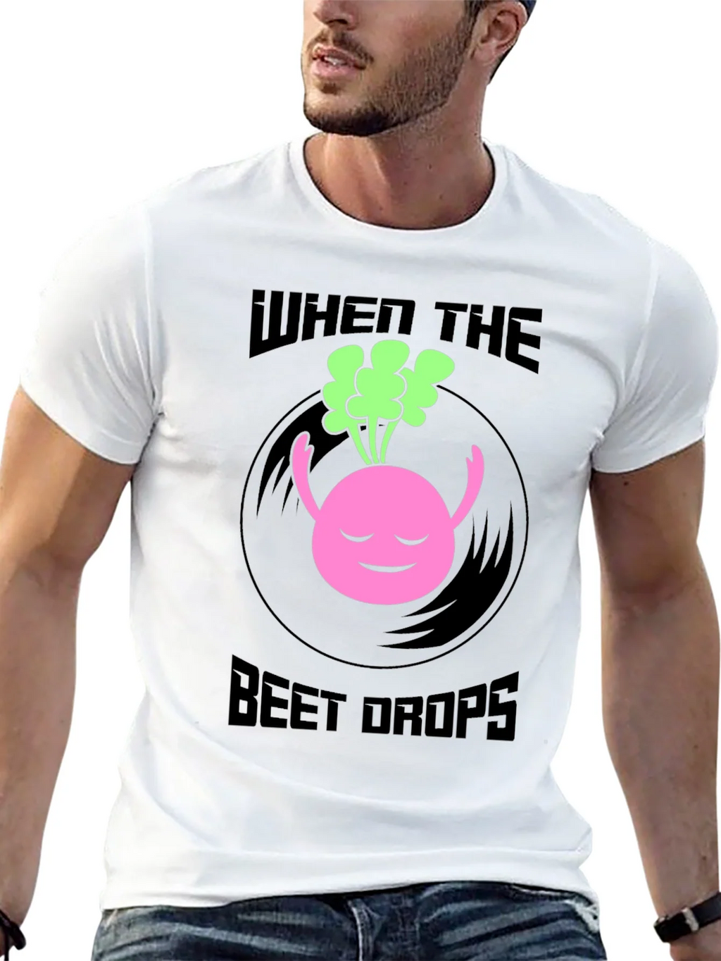 When the Beet Drops Black Graphic Tee product image 12
