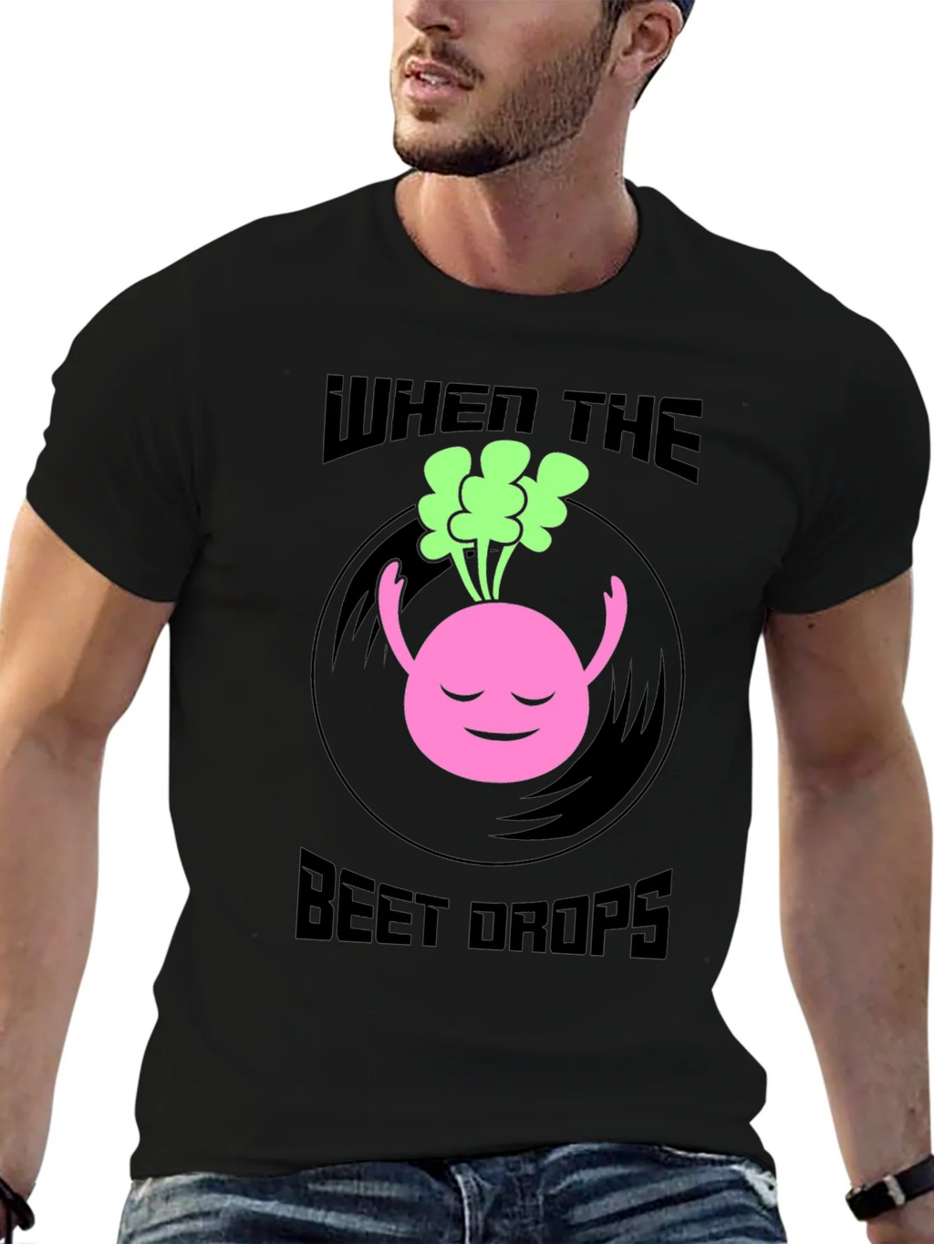 When the Beet Drops Black Graphic Tee product image 6