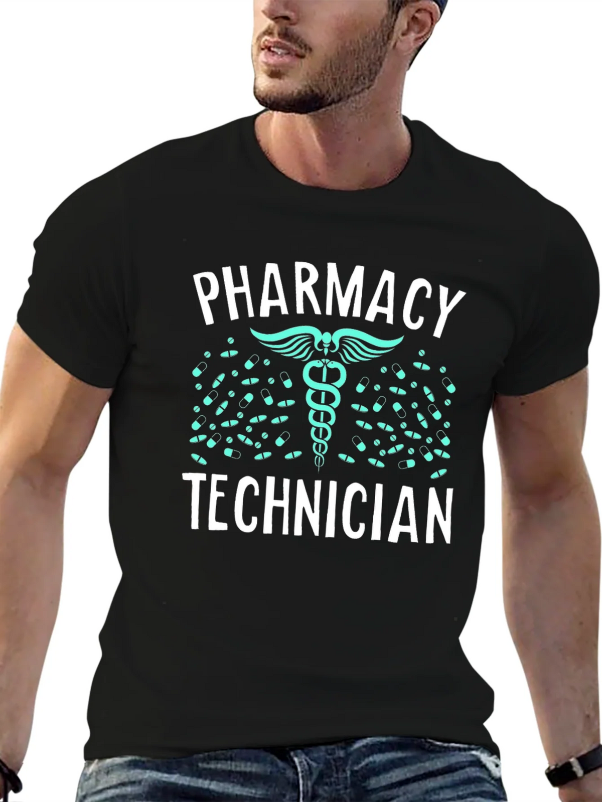 Pharmacy Technician Graphic T-Shirt product image 5