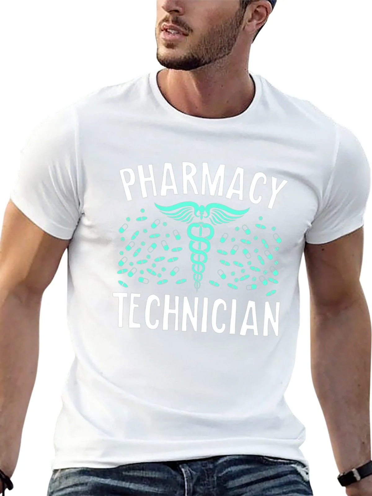 Pharmacy Technician Graphic T-Shirt product image 9