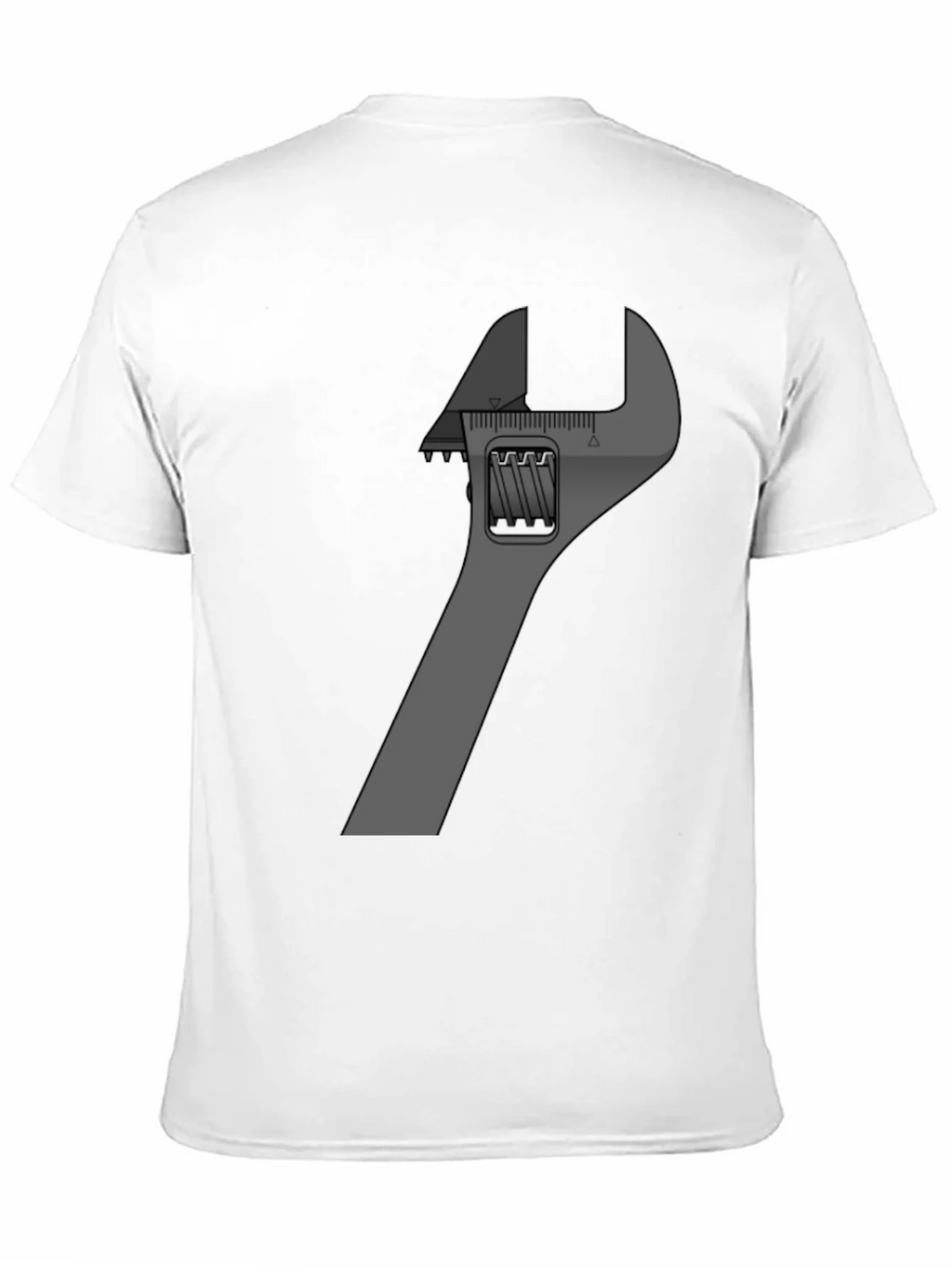Adjustable Wrench Graphic Tee - Black Cotton Blend product image 10