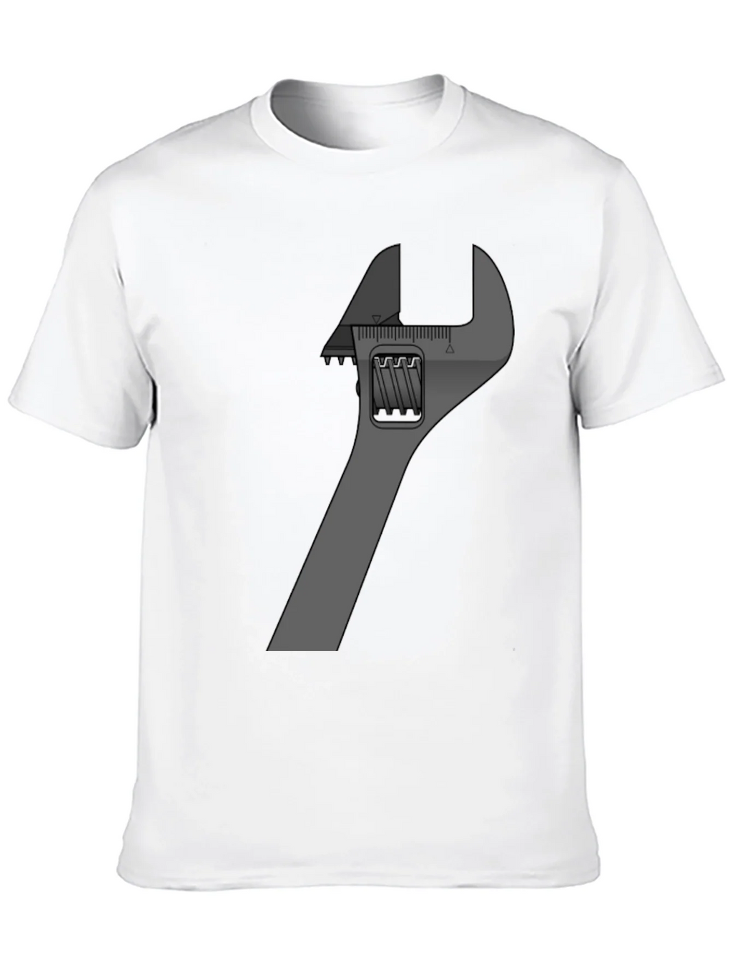 Adjustable Wrench Graphic Tee - Black Cotton Blend product image 9