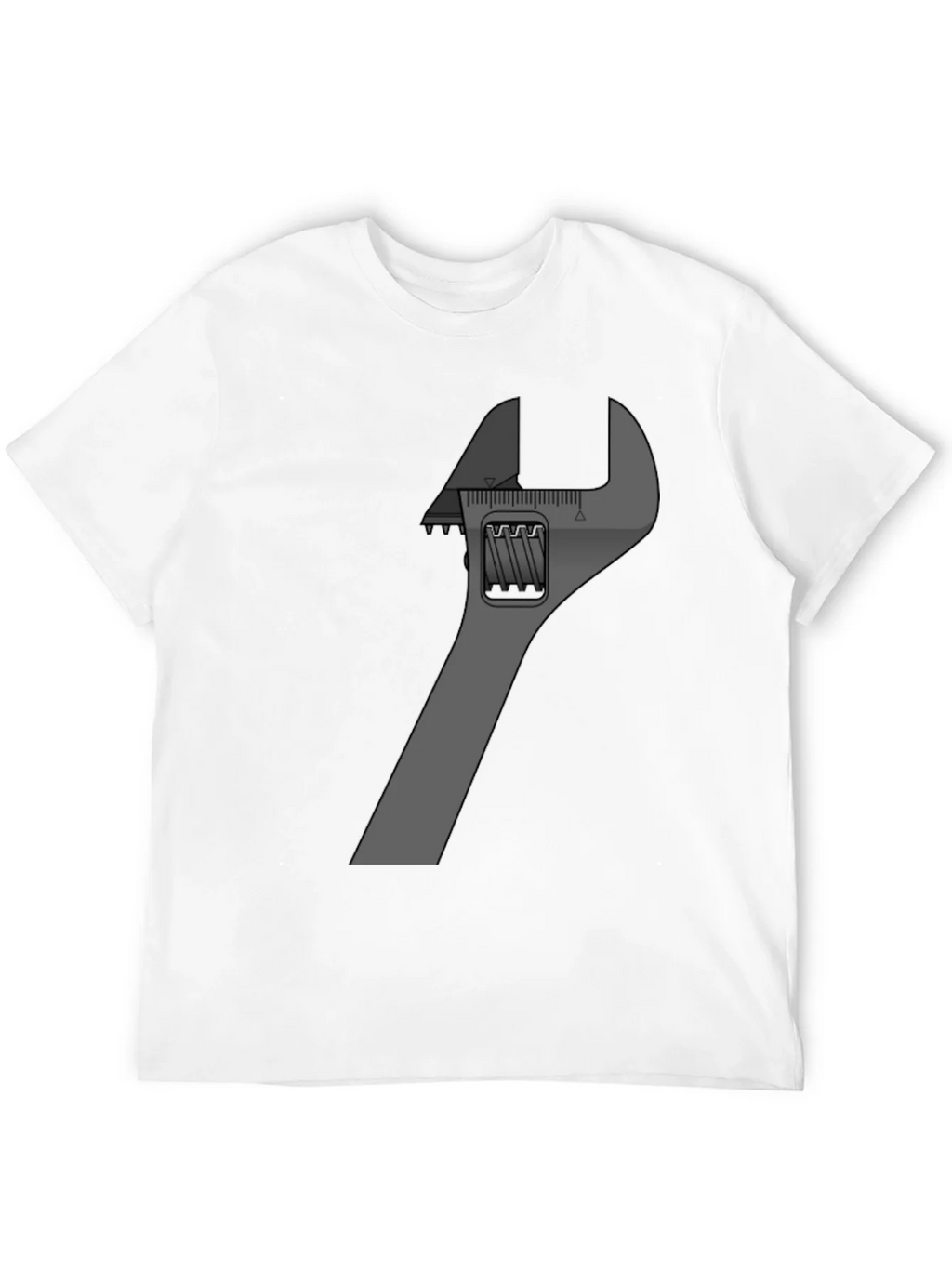 Adjustable Wrench Graphic Tee - Black Cotton Blend product image 11