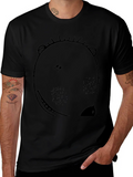 Bear Graphic Print Black T-Shirt for Men product image 1