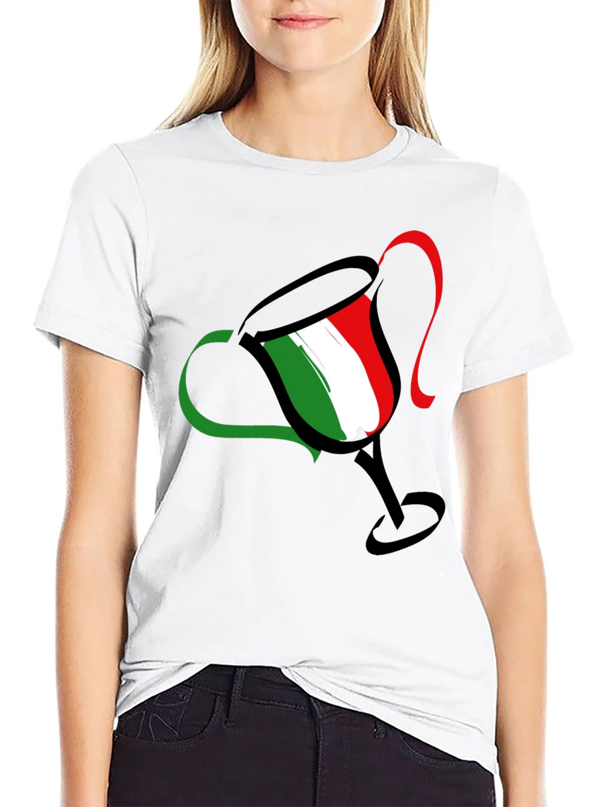Italian Pride Tee - Trophy Design - Black T-Shirt product image 2