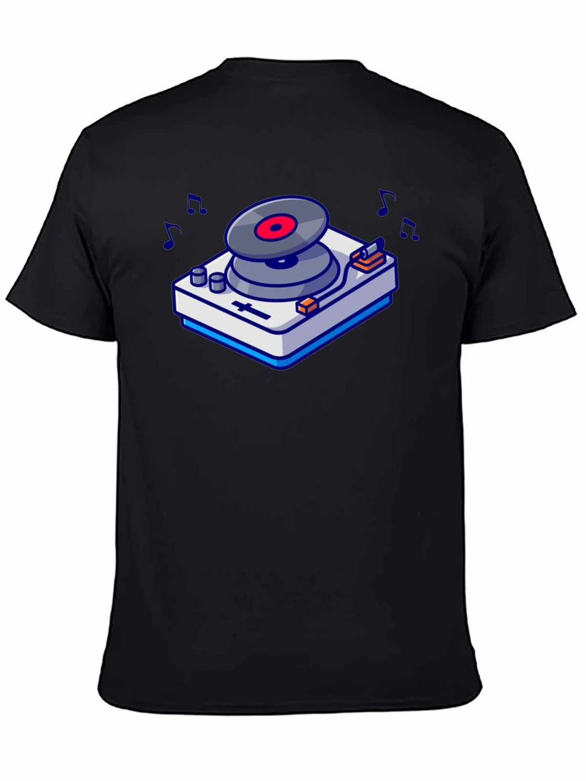 Retro Turntable Graphic T-Shirt - Music Lovers Tee product image 4