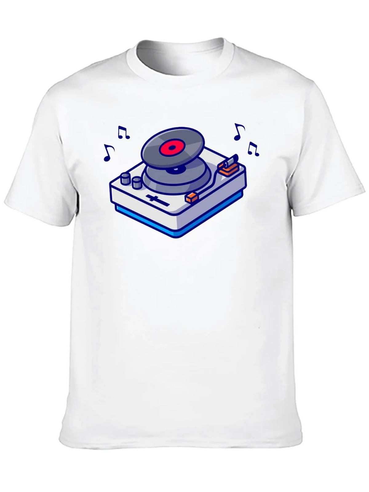 Retro Turntable Graphic T-Shirt - Music Lovers Tee product image 9