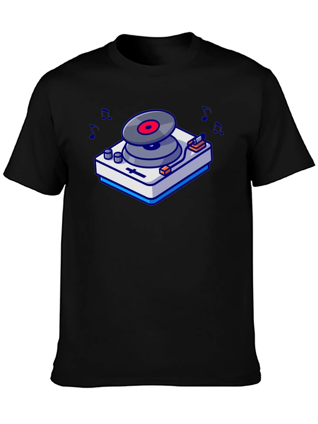 Retro Turntable Graphic T-Shirt - Music Lovers Tee product image 3