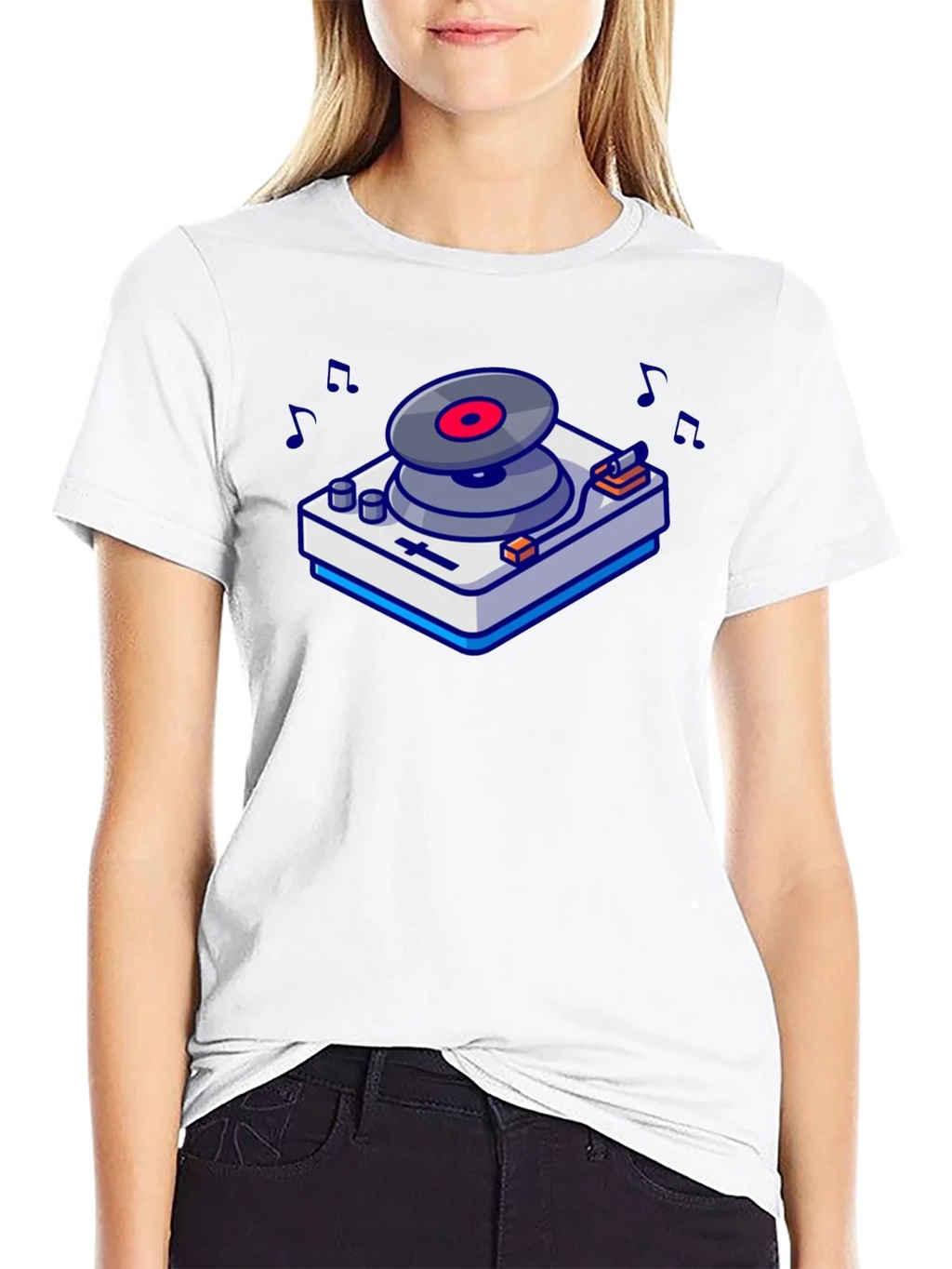 Retro Turntable Graphic T-Shirt - Music Lovers Tee product image 8
