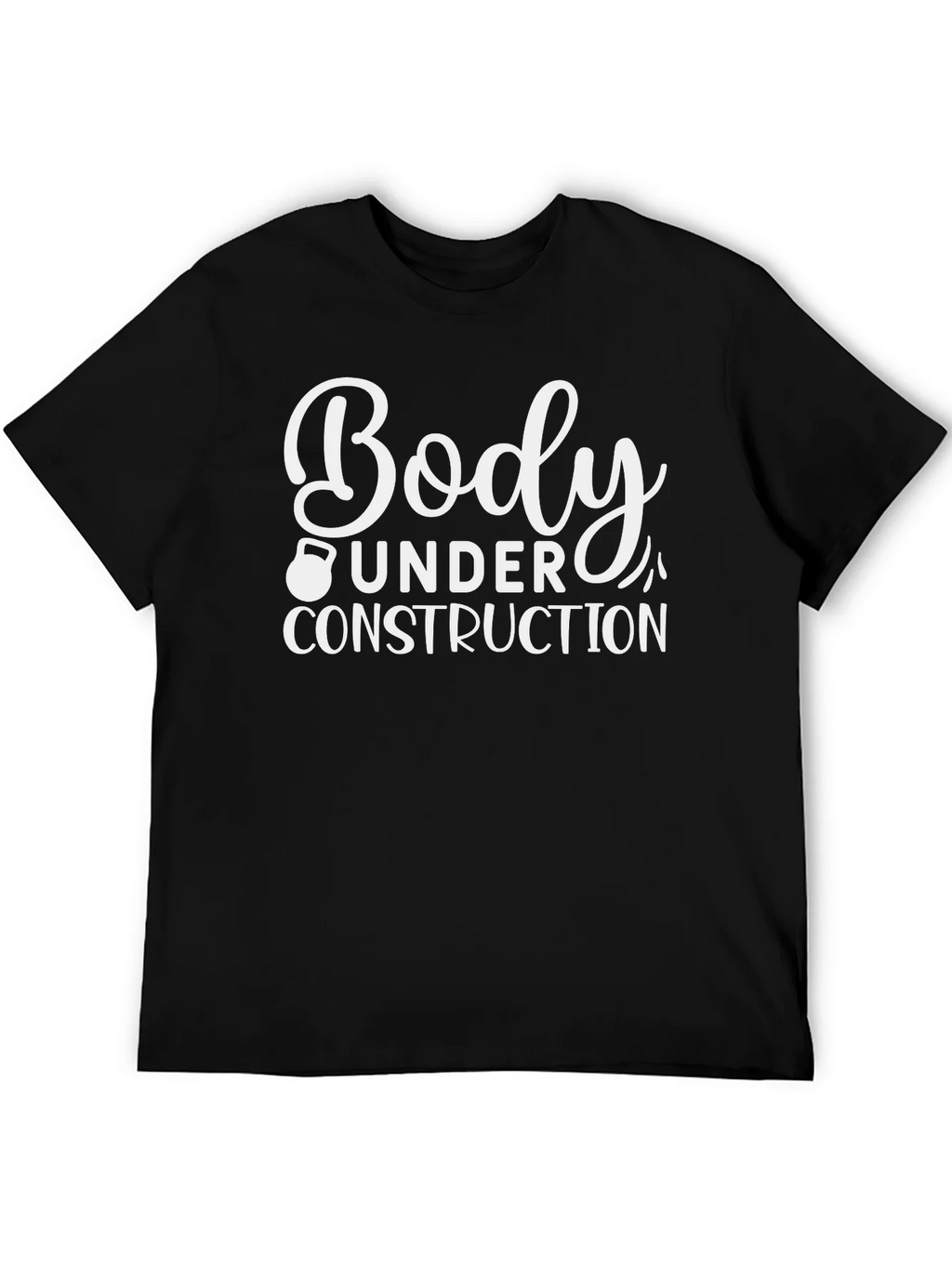 Body Under Construction Black T-Shirt product image 5