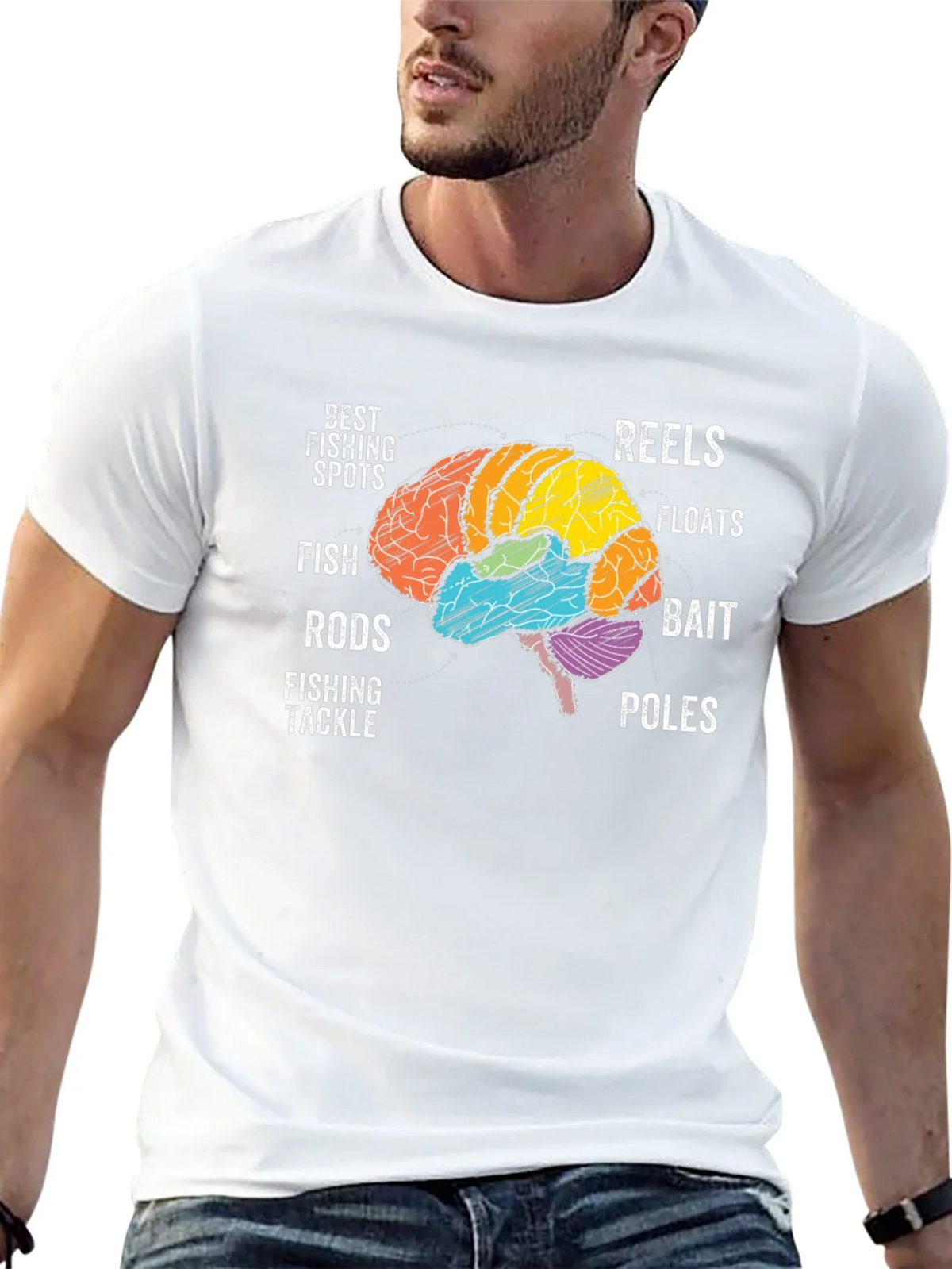 Fishing Brain T-Shirt - Anglers Mindset Tee product image 2