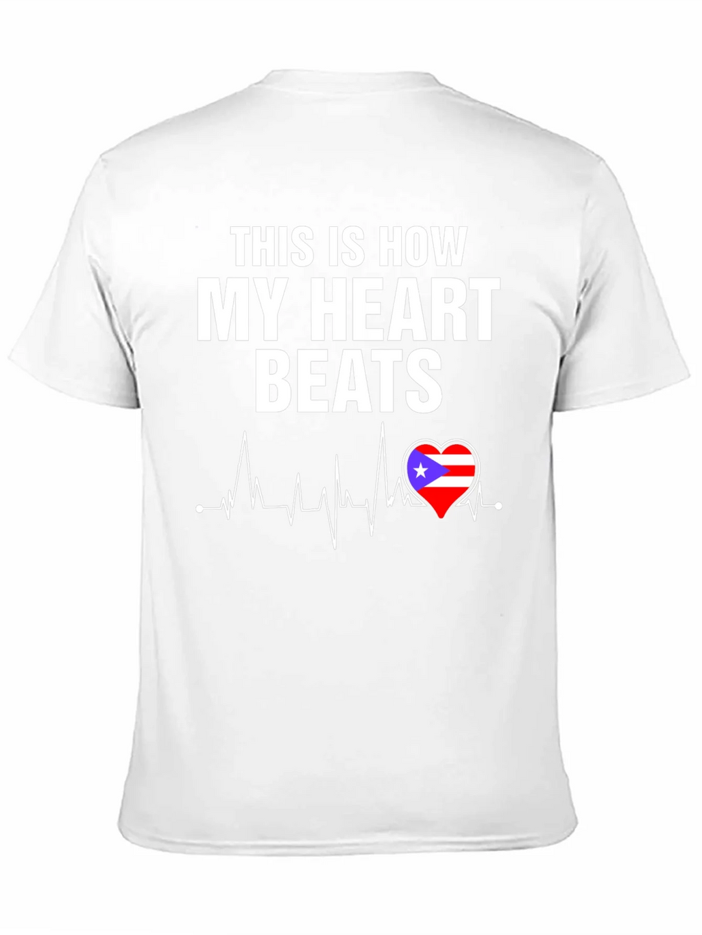 Puerto Rico Heartbeat T-Shirt product image 10